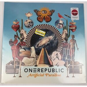 OneRepublic‎ Artificial Paradise Target Exclusive Blue Vinyl Record LP Album